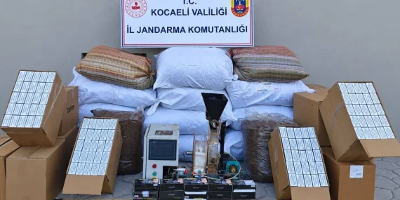 Başiskele’de Jandarmadan Kaçak Tütün Operasyonu