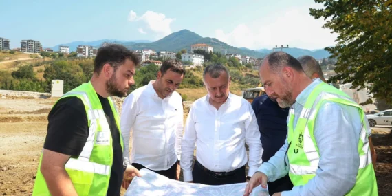 Büyükakın Başiskele’deki dev ulaşım yatırımlarını inceledi