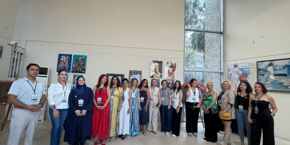 Değirmendere Sanat Kulübü sergisine büyük ilgi