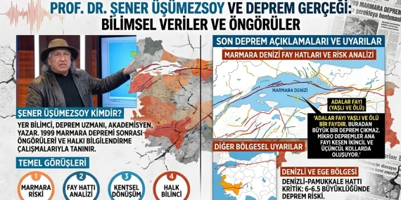 Şener Üşümezsoy İstanbul Depremi ve Adalar Fayı Açıklaması