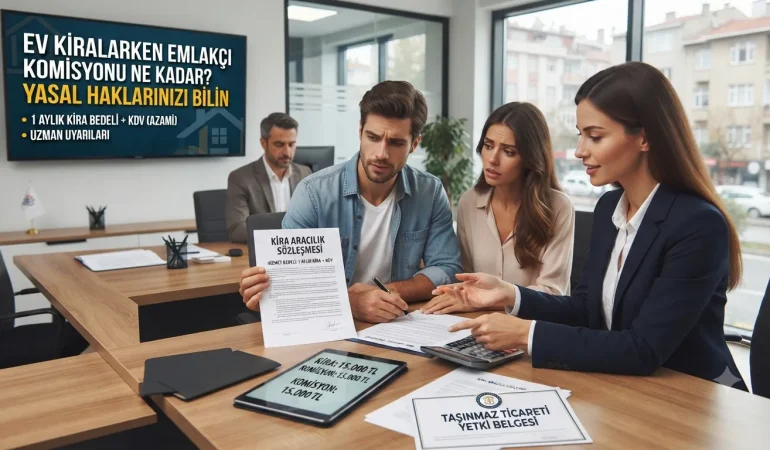 Ev Kiralarken Emlakçı Komisyonu Ne Kadar? 2026 Yasal Oranlar ve Uzman Uyarıları