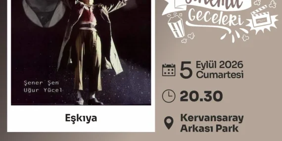 Gölcük’te Açık Havada Eşkıya Sinema Gecesi Düzenleniyor
