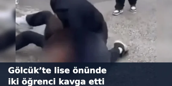 Gölcük’te lise önünde kız öğrenciler birbirine girdi