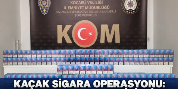 Kartepe’de 600 Paket Kaçak Sigara Ele Geçirildi