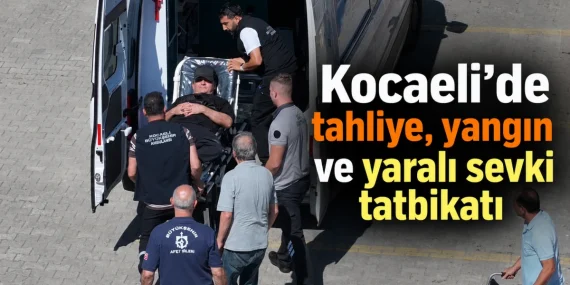 Kocaeli Büyükşehir’den üç noktada dev afet tatbikatı
