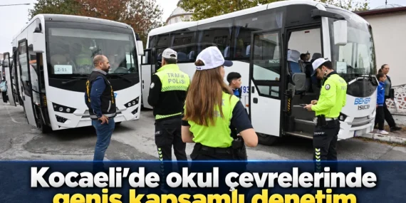 Kocaeli emniyetinden okul çevrelerinde büyük denetim